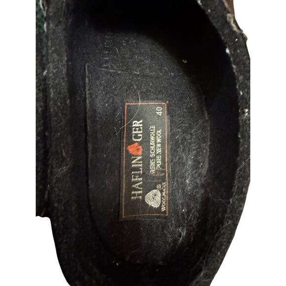 COPY - Haflinger Grizzly Clog Womens 40 Black Wool Slip On Slipper Mule Shoes - Picture 8 of 8